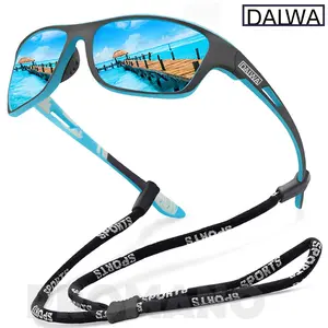 Dalwa Polarized Fishing Sunglasses Men's Driving Shades Male Sun Glasses Hiking Classic Eyewear - Blue