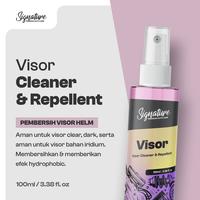 Gambar VISOR Pembersih Visor Helm Motor Anti Air - Pelapis Coating Visor Clear / Smoke / Iridum Cleaner & Repellent Hydrophobic | Signature Auto Care - Produk Saja dari Signature Auto Care Kota Semarang 1 Tokopedia