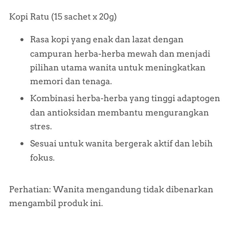 Product Introduction of Kopi Ratu & Kopi Romagella Strawberry 15 sachets | JRM Holistic Coffee Beverage 0