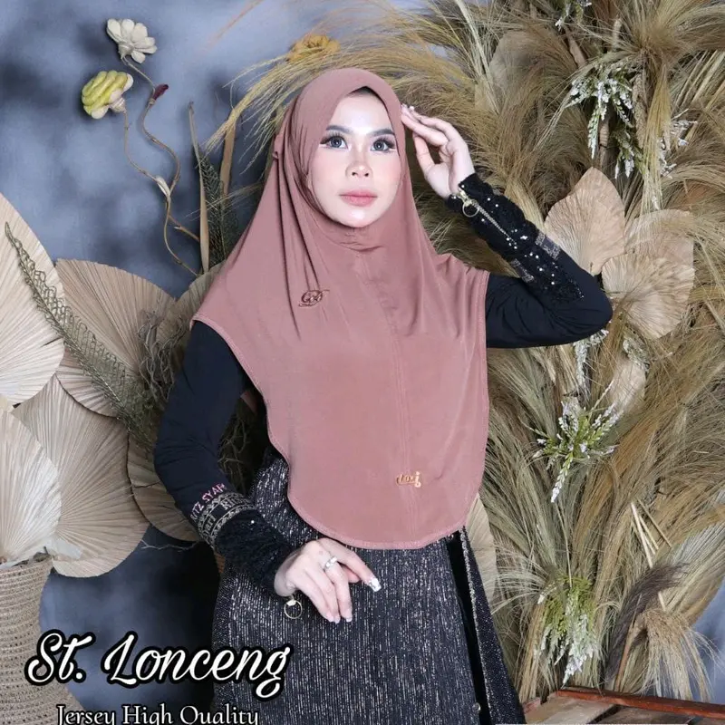 JILBAB DOI SIRIA TALI STANDART Bergo Instan 4