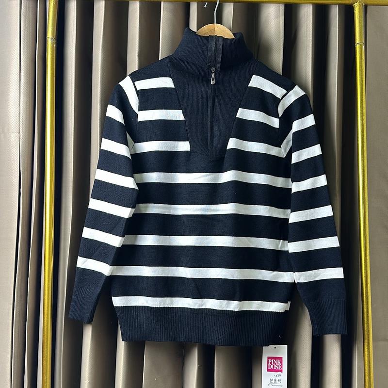 FUJI striped sweater turtleneck premium - Knitwear  Atasan Wanita 4