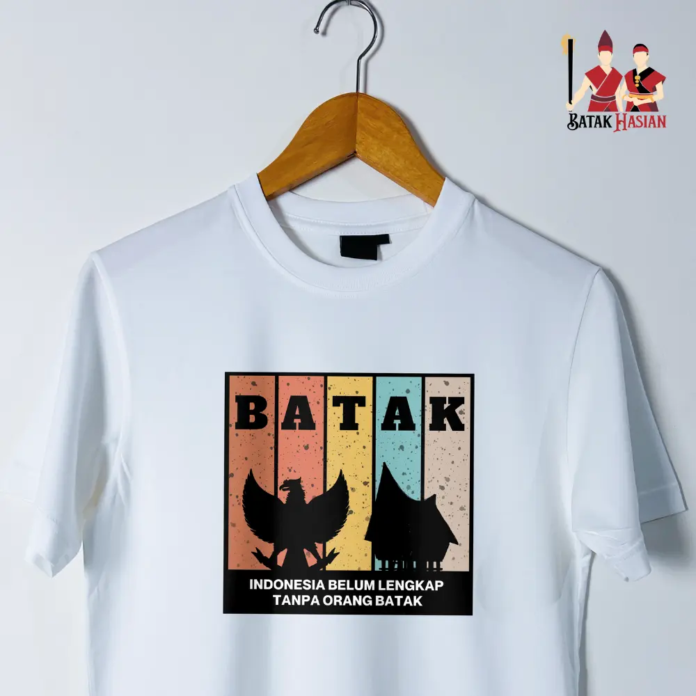 INDONESIA BELUM LENGKAP TANPA ORANG BATAK - Kaos Batak - Katun premium 100% - Batak Hasian Official Store