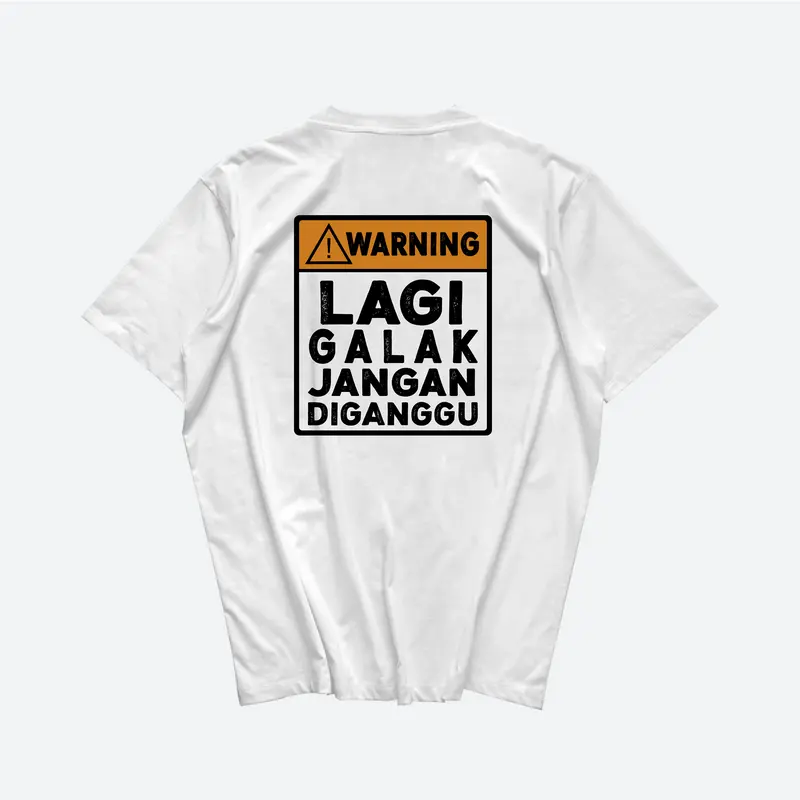 Kepstore Official - Kaos Lagi Galak Jangan Diganggu TKS24 - Baju Kata Kata - T-Shirt Combed 24s Unisex 2