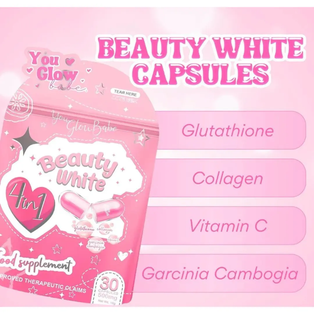 You Glow Babe Beauty White Capsule - Whitening & Brightening, Skin Health  Support, Hydration Boost, Anti-Aging Properties, Safe & Effective - TikTok  Shop Philippines