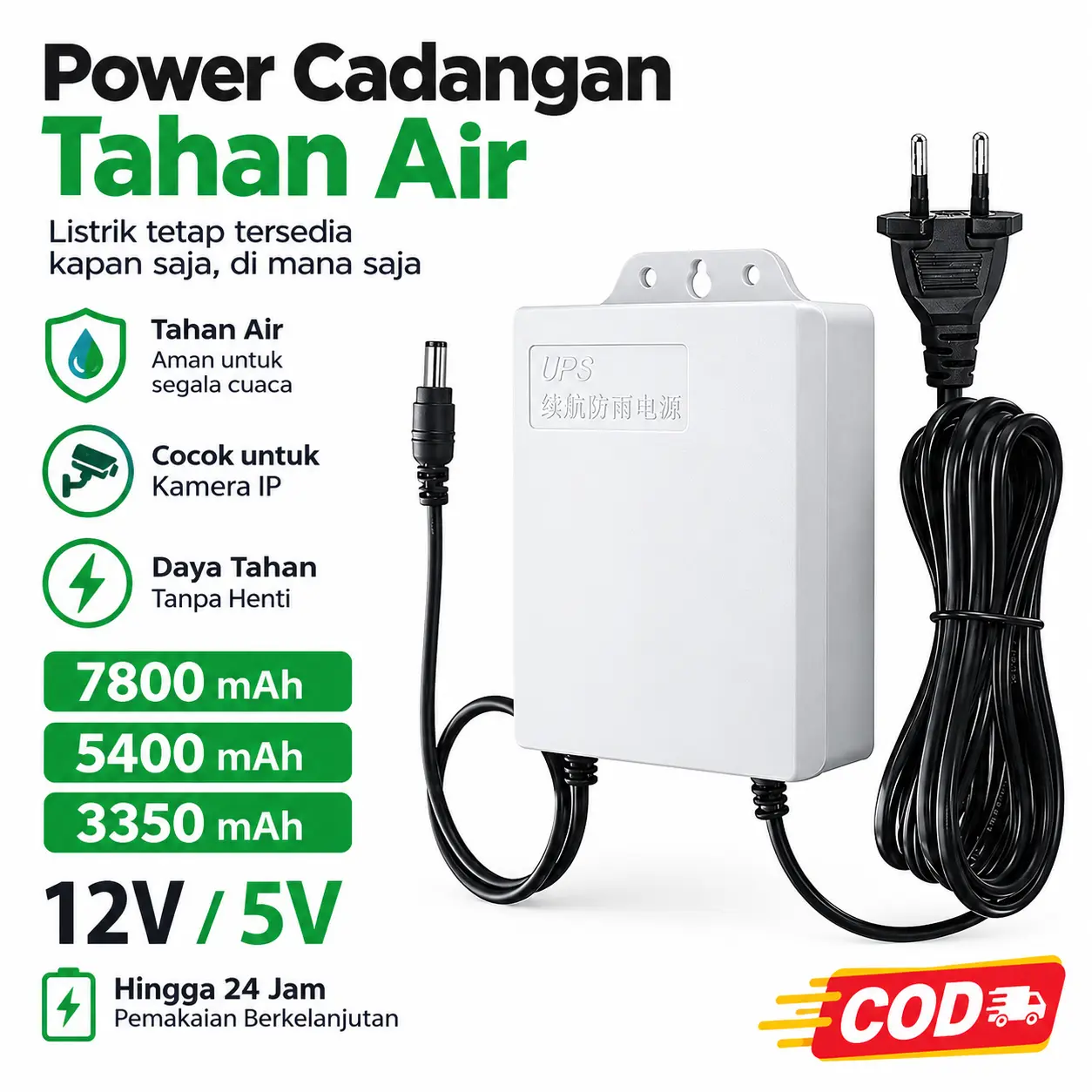 Mini UPS Router WiFi Anti Mati Lampu 2026 Terbaru Backup Listrik Cadangan CCTV Monitor Baterai Tahan Lama Portabel Darurat Outdoor Tahan Air Solusi Internet Tetap Nyala Tanpa Gangguan Premium Aman Handal Serbaguna Kualitas Tinggi Praktis Efektif