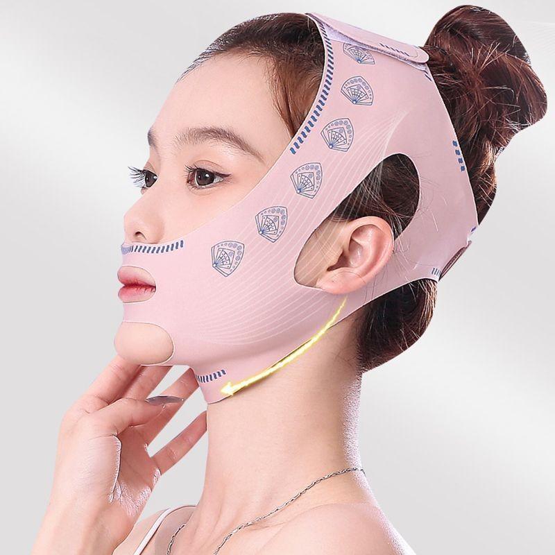 Product Introduction of V Shape Face Lift Tape, Body Slimming Strap, Cheek Strap, V Shape Face Lift Strap, Thin Mask Strap, Face Line, Smooth Breathable Strap, Double Chin Reduction 36