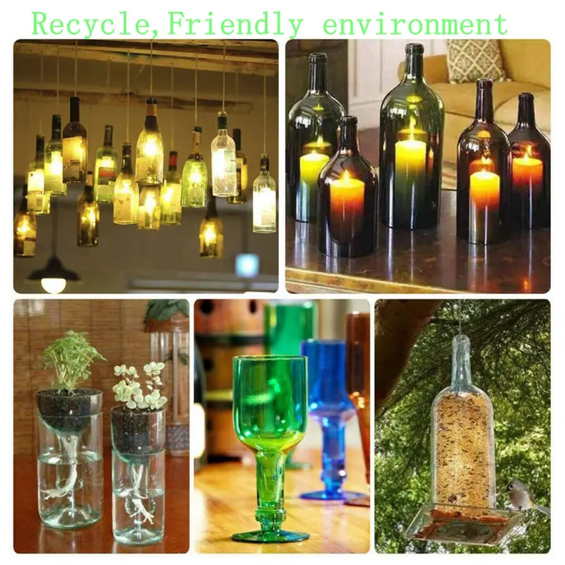 Dụng Cụ Cắt Kính, Tự Làm, Để Cắt Rượu, Bia, Phụ Kiện Dụng Cụ Cầm Tay 3 Màu Có Sẵn 7