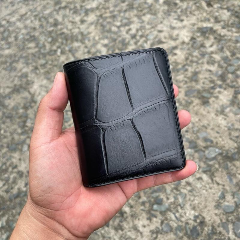ví nam da cá sấu pháp, hàng handmade cao cấp , bảo hành 24 tháng