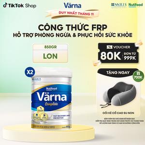 Combo 2 Lon sữa bột Varna Complete - Phòng ngừa & Phục hồi nhanh (Lon 850g)