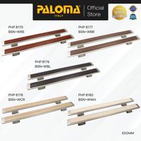 Gambar PALOMA Gagang Tarikan Pintu Door Pull Handle Superalum Satin Silver Black Hitam Brown Coklat Red Merah White Putih PHP 8166 PHP 8167 PHP 8168 PHP 8169 PHP 8170 PHP 8171 PHP 8172 PHP 8173 PHP 8174 PHP 8175 PHP 8176 PHP 8177 PHP 8178 PHP 8179 PHP 8180 - Brushed Satin Nickel + Wood Black, 280 mm dari PALOMA Official Kota Administrasi Jakarta Timur 4 Tokopedia