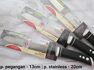 PS-0001 Pisau bergerigi stainless steel pisau roti serrated knife