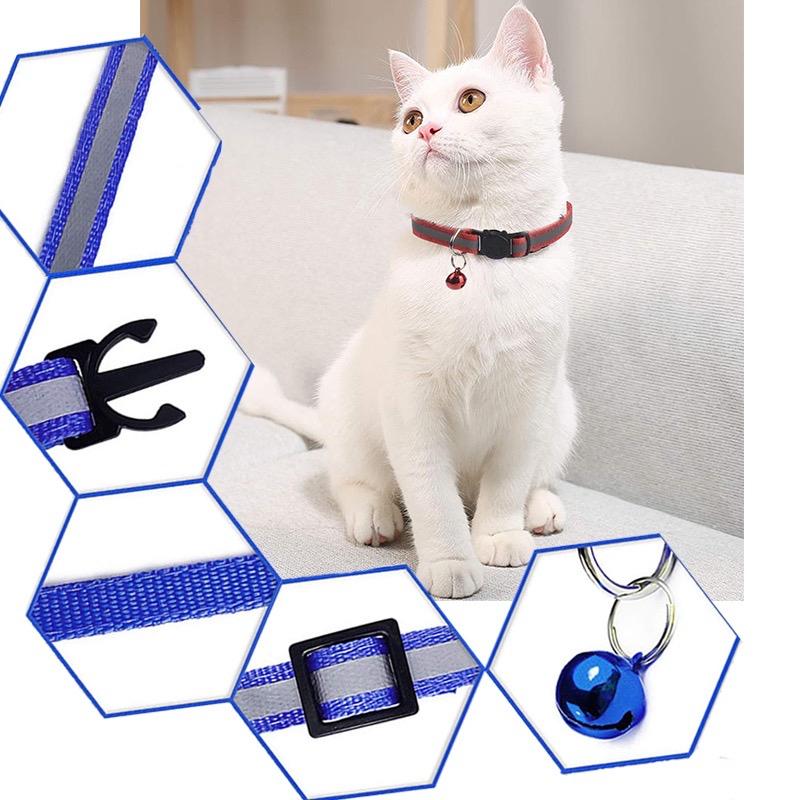 Product Introduction of Kalung Kucing Anjing Hewan Peliharaan, Lonceng Anjing Kucing Reflektif, Perlengkapan Hewan Peliharaan Kalung Bercahaya Aerizoo 14