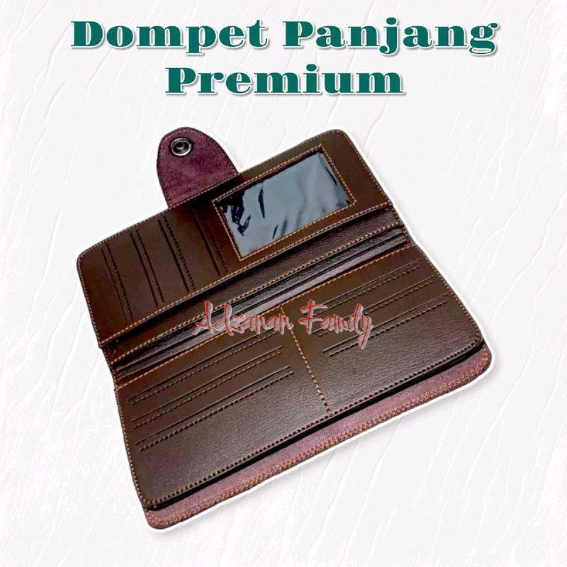 Dompet Panjang Pria Wanita Modern Murah Dompet Pria Panjang Terbaru Semi Kulit Dompet Kartu Cowok Dompet Laki-Laki Dompet Kulit Kualitas Premium Wallet Dompet 501 Dompet Kulit PU Banyak Slot Kartu Uang 4