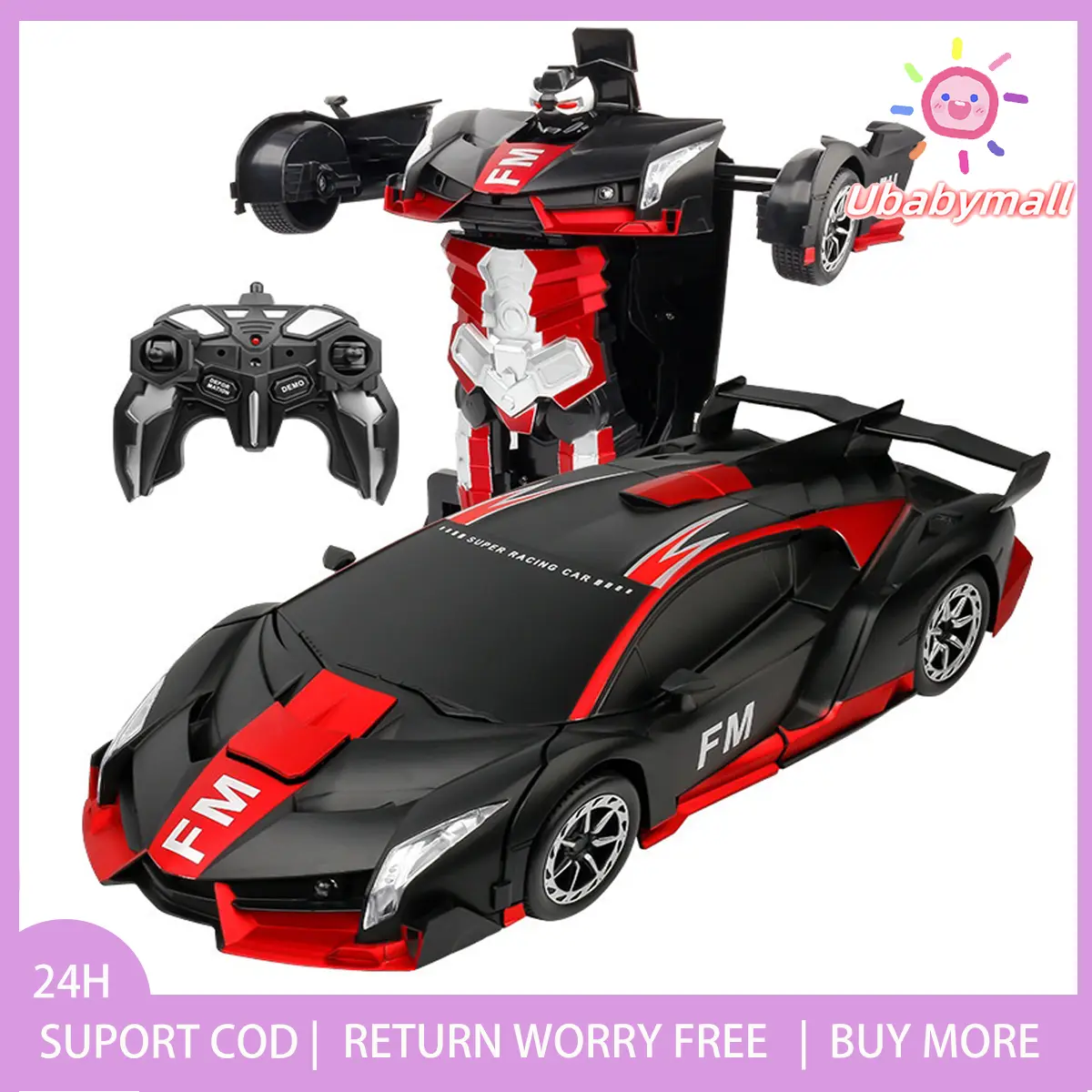 1: 18 Mobil Remote Control Rc Transformers Mobil Robot Mainan Anak Anak Deformasi Mobil Remot Kontrol REMOTE CONTROL CAR MOBIL ROBOT MAINAN ANAK Kids Toy