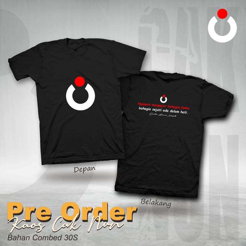 Kaos CAK NUN kata kata mutiara motivasi kaos Distro murah dan simple 1