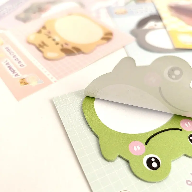 COD (YBL) Sticky Notes Motif Hewan Tempelan Kertas Catatan Memo Note Karakter Binatang Binatang  Mini Book Karakter Animal Lucu (BELI LOKAL) 2