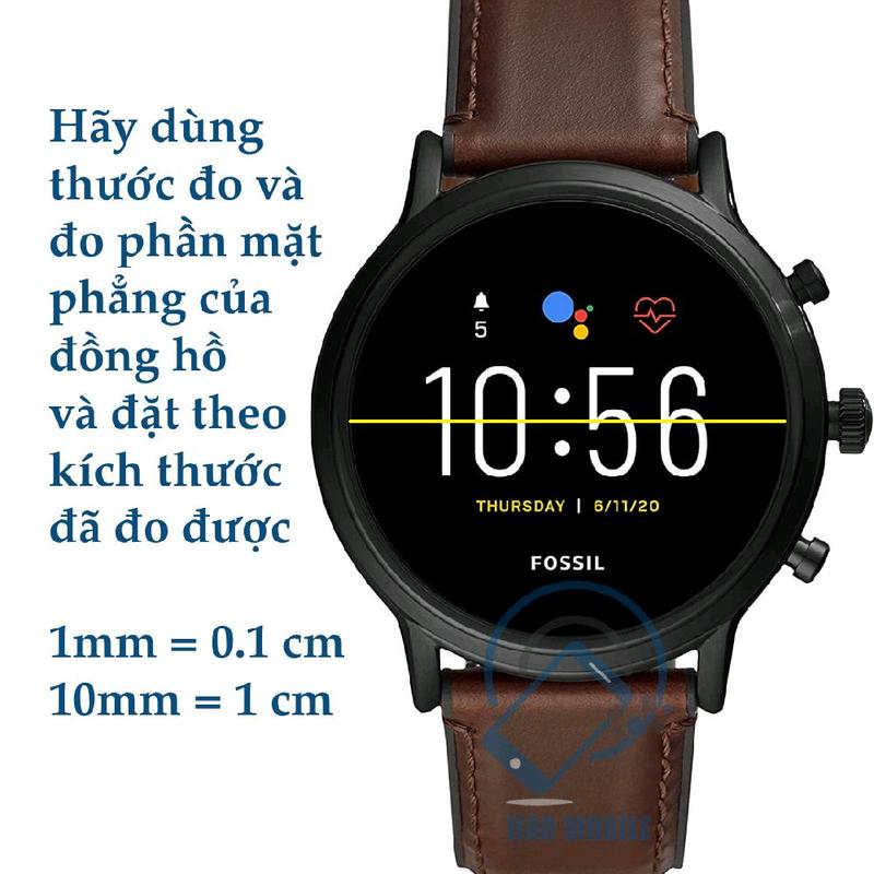 Miếng dán Cường lực dẻo nano chống nước cho đồng hồ mặt tròn
