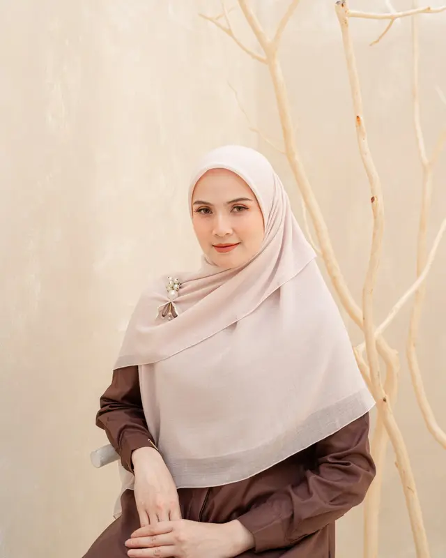 Miracle Voile Scarf Syari Jahit Tepi - 19 warna | Zysku Xena | Kerudung Voal Segi Empat Besar 140 cm 4