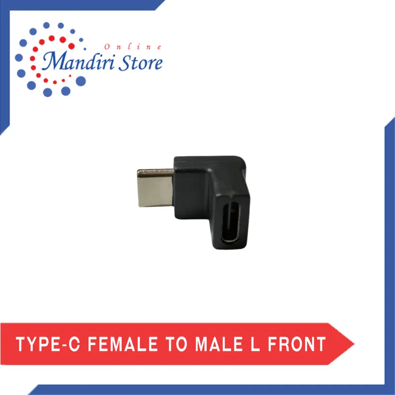 USB 3.1 Type C Male To Female L Front | Support Turbo Charge [CM-CFH07] 2