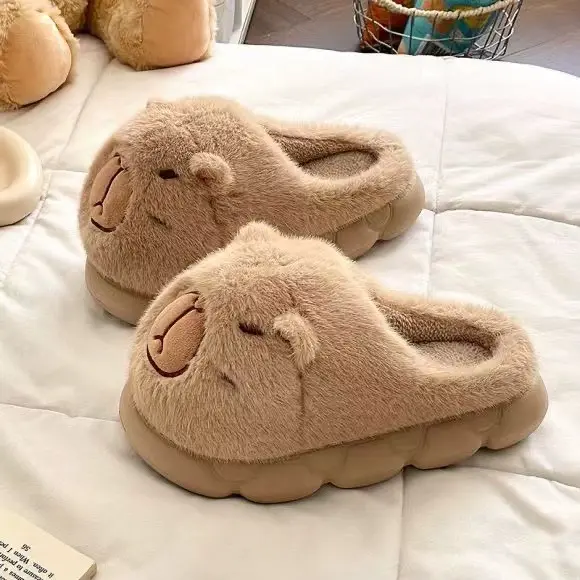 Sandal Capybara Sendal Rumah Bahan Marshmellow / Sandal Couple Import Empuk Hangat Lucu Ringan