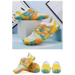 Sepatu Kebugaran Dalam Ruangan Sepatu Lompat Tali Pria Wanita Sepatu Yoga Deadlift Sepatu Barefoot Gym Lembut Outdoor sepatu  ke