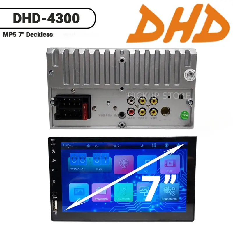 Head Unit MP5 Universal Player 7 inch DHD 1
