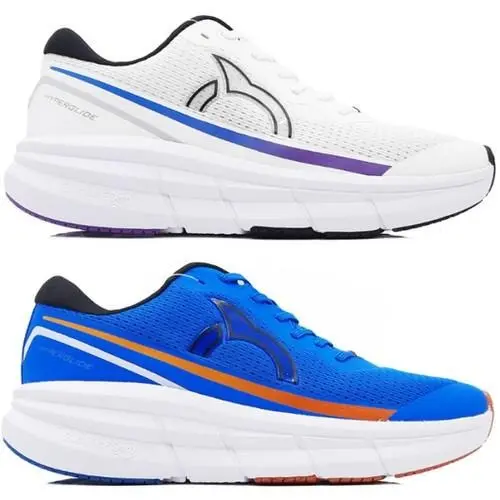 Sepatu Running Outdoor Premium Model Baru - Putih/Hitam (Ukuran 39-43)