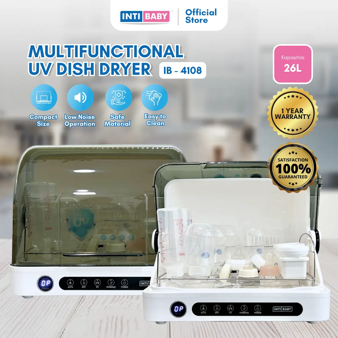 INTI BABY - Multifunctional UV Dish Dryer 26L - Sterillizer Bayi - Pengering Peralatan Botol Susu Bayi