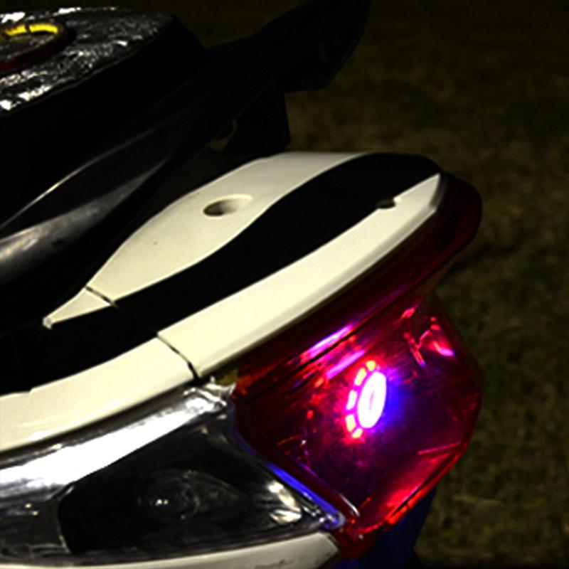 Product Introduction of Universal Motorcycle Warning Lamp Angel Eye Motorcycle Headlight  Brake Tail Rear RGB LED Motorbike Light Moto Accessories 26