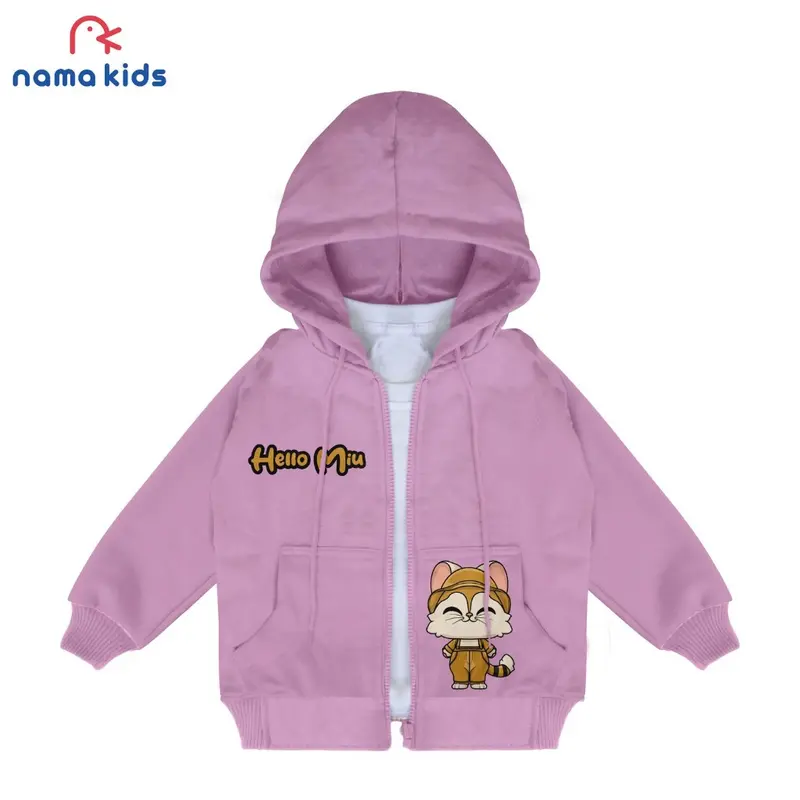 Hoodie Zipper Sablon Karakter Animal Lucu Hoodie Risleting Anak Sablon Karakter Hoodie Zipper Anak Cewe Cowo JAKET ANAK Jacket Zipper Pocket Anak BAYI SWEATER ANAK SABLON KARAKTER HEWAN AN 3