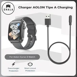 Kabel Charger Aolon Watch Curve 3 Smartwatch Tipe A Charging