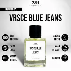 Ziwah Parfum Inspired Vrsce Blue Jeans 50ml - 30ml Wangi Tahan Lama 24 Jam Kualitas Premium