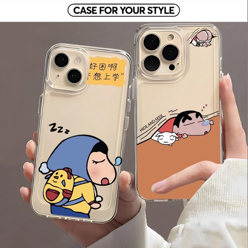 Ốp Lưng iPhone Cho 18/18 Pro Max/17 Pro Max/16 Pro Max/15 Pro Max/14 Pro Max Dẻo Trong Space Shin