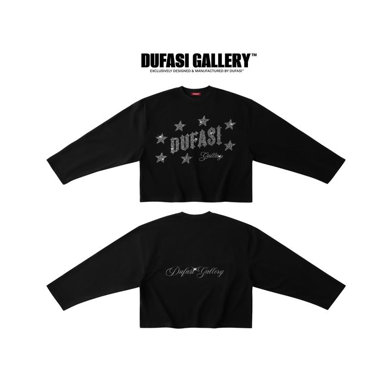Áo Thun Nam Nữ Unisex Form Boxy Dài Tay DUFASI - 100% COTTON 280GSM - LONG SLEEVE - ĐÍNH ĐÁ BLINGDUSTAR