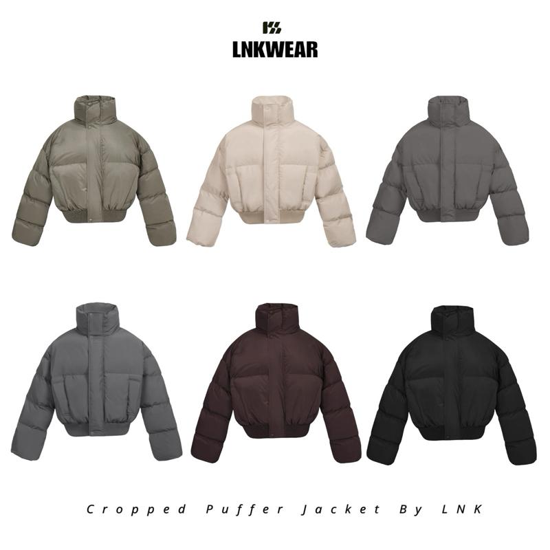 LNKwear Áo Phao CT02 Form Boxy Trần 5 Lớp Bông Chất Liệu Vải Gió Phao Nam Nữ Màu Đen Xám Trắng Be Nâu Ready To Wear