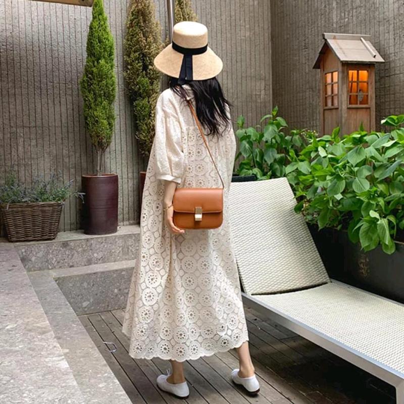 TM 14018 Dress Katbol Everiena Embroidered Lace Loose 4