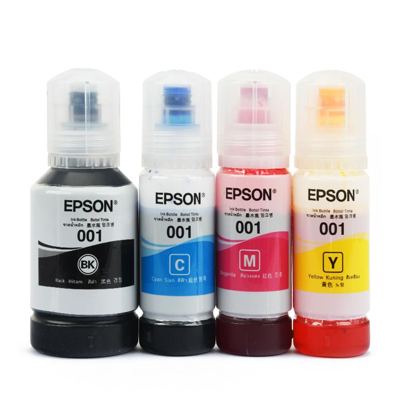 Epson 001 ขวดหมึก, หมึกแท้ 001 135ml โทนเนอร์สีดำ Epson L6260 L6270 L6290 L14150 L4260 หมึกเติมแทงค์