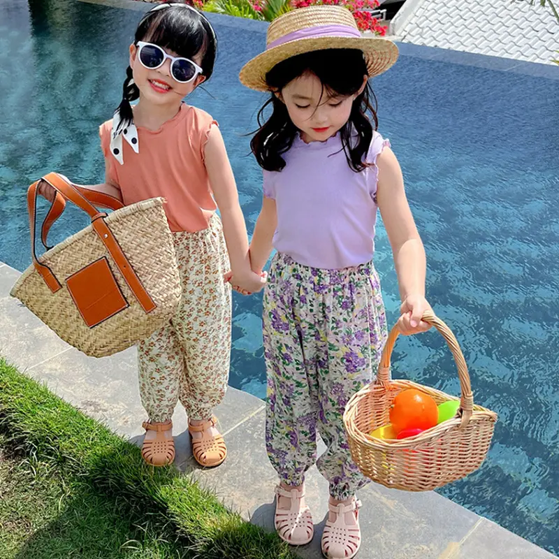 ByKiddos - Baju Anak Perempuan Crop Top Lokal Tanpa Lengan / Atasan Leher Turtleneck Anak Perempuan / Gaya Korean 2