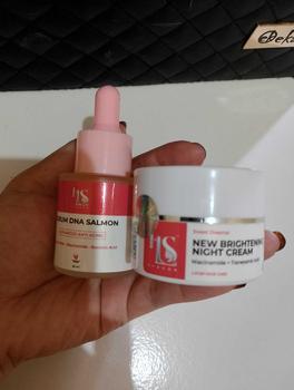Product Review of DNA SALMON SERUM PELEMBAB WAJAH SEMUA JENIS KULIT LS SKINCARE from D**i 0