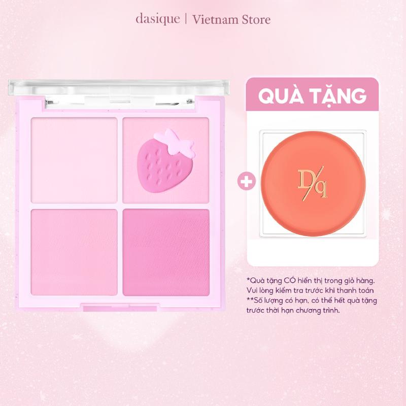   SALE | Màu #06 Berry Smoothie  Phấn má hồng 4 ô Dasique Blending Mood Cheek Blush 12g 