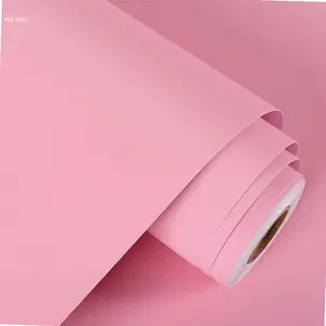 Wallpaper Stiker DINDING Pink MUDA Polos Uk 45cm x 10m | Hot Item