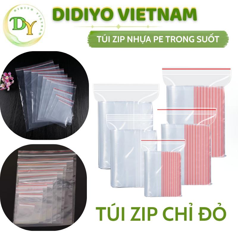 Túi Zip Khóa Kéo 200g Đựng Thực Phẩm – Bảo Quản Thức Ăn Bánh Mứt Túi Zip Đựng Đồ Đa Năng Size Lớn Nhỏ Đủ Loại