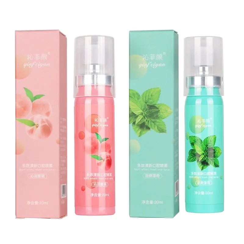 ( COD ) Qinfeiyan Spray Penyegar Mulut dan Nafas Wangi Tahan Lama Bau Mulut Hilang Permanen Kumur