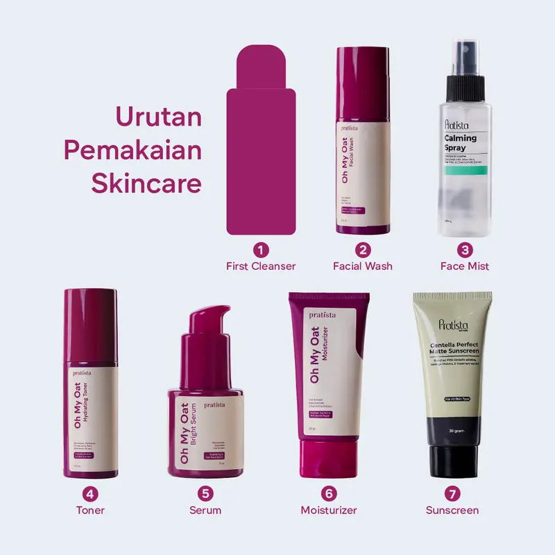 [Promo Hemat Bundling isi 2] Pratista Calming Spray Membantu Menenangkan Kulit Merawat Kulit Beruntusan dan Jerawat Menghidrasi Kulit Wajah 100ml 6