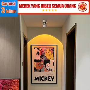 Lampu Hias LED Senja + Lampu Proyektor Gobo Ringan - Pencahayaan Estetika Dalam Ruangan