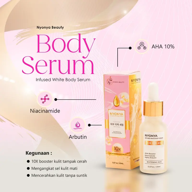 NyonyaBeauty / INFUSED WHITE SERUM / SERUM PEMUTIH KULIT / AHA SERUM 0