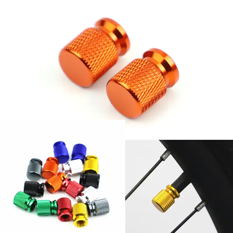 motorcycle Wheel plugs Tire Valve Caps Auto Tire dust cap Aluminum Dust Car Motorcycle wheel plugs Valves Caps auto accessoires
