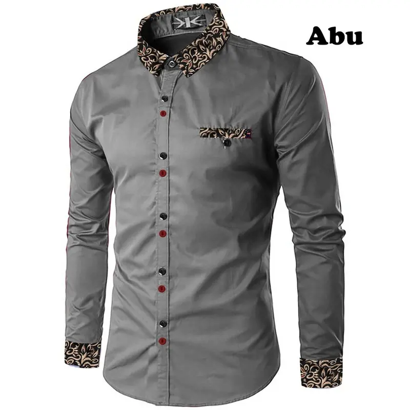 Kemeja pria RIKO lengan panjang-motif kombinasi batik-bahan katun toyobo-real pict 7