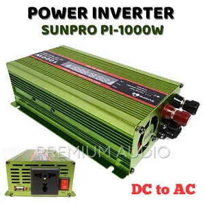 Power Inverter 1000Watt DC 12V ke AC 220V SUNPRO PI-1000W Indikator Digital With USB Inverter PI 1000W