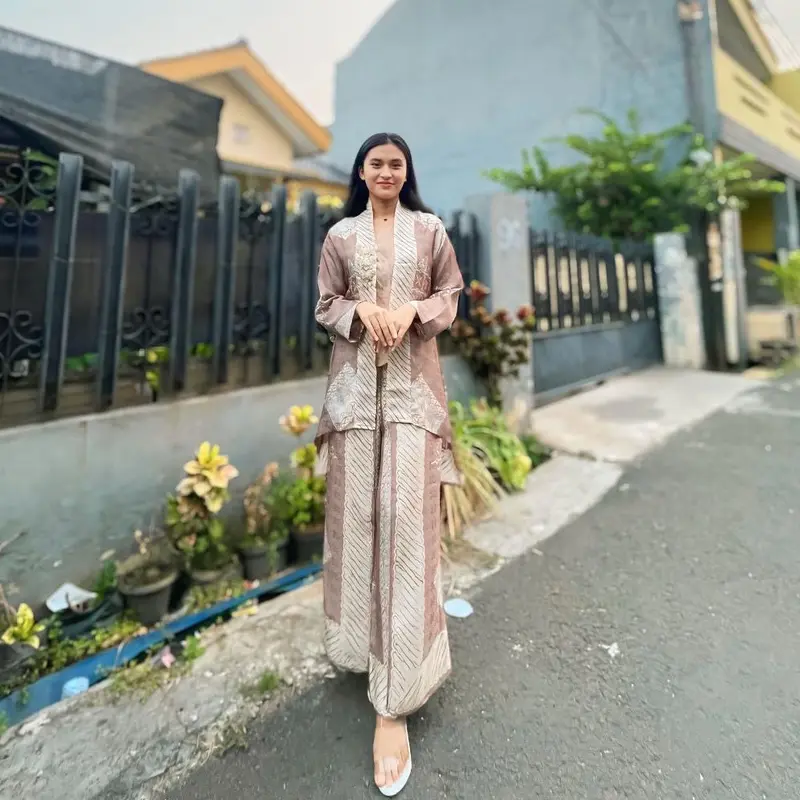 Kalula series set celana sutra viscose Wanita Setelan Dewasa Remaja Pesta 0